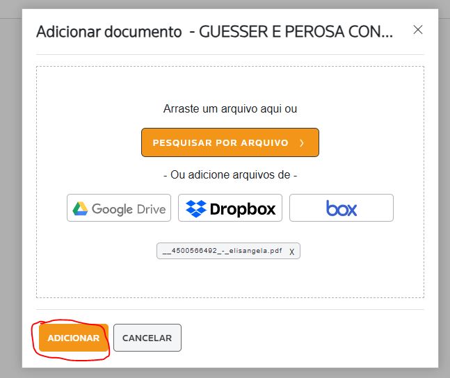 Adicionar arquivos